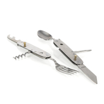 Туристический набор ложка вилка мультитул 6 в 1. арт.1006В