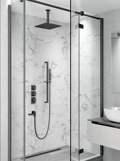 Душевая система встроенная с термостатом Timo Selene SX-2239/03SM черный