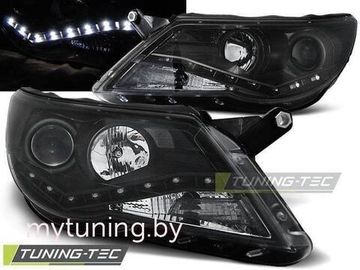 Передние фары VW Tiguan daylight black