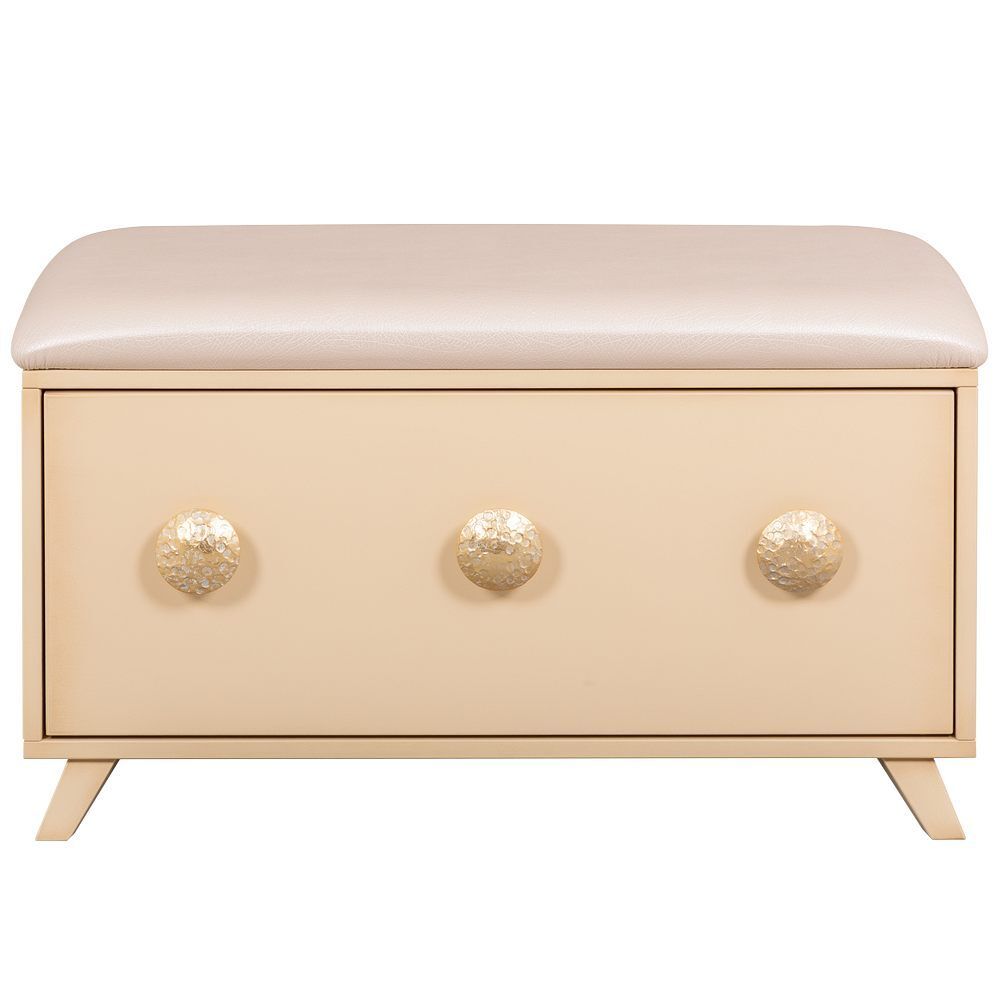 Банкетка Heri 1 Айвори Мраморное золото