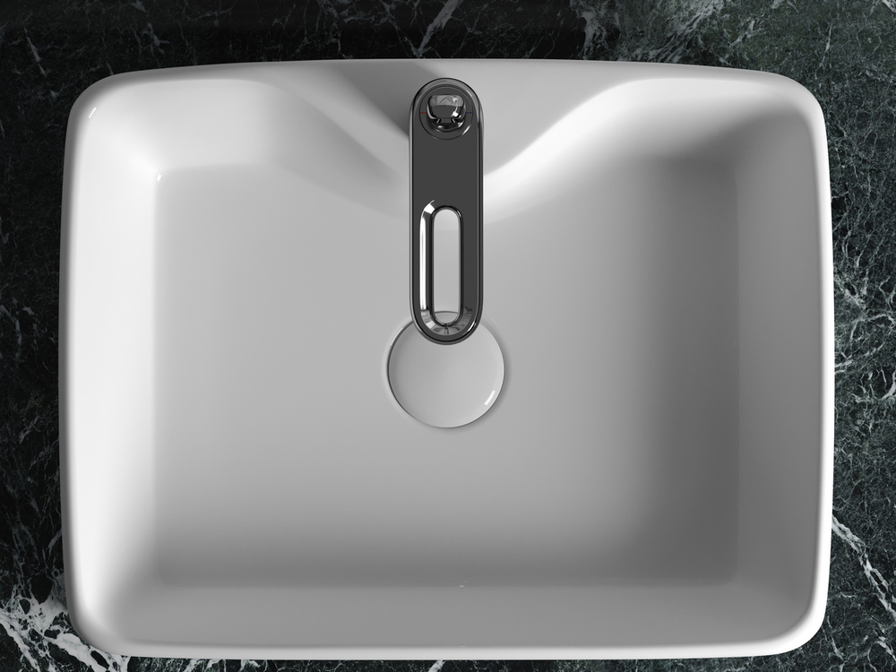 Умывальник чаша накладная прямоугольная Element 480x370x130мм
