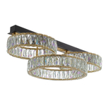 Citilux PALANT CL325162 LED Люстра хрустальная Чёрный+Бронза