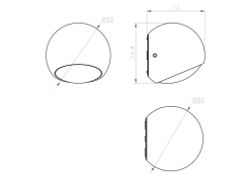 Архитектурный светодиодный светильник Maytoni Stream O032WL-L3B3K