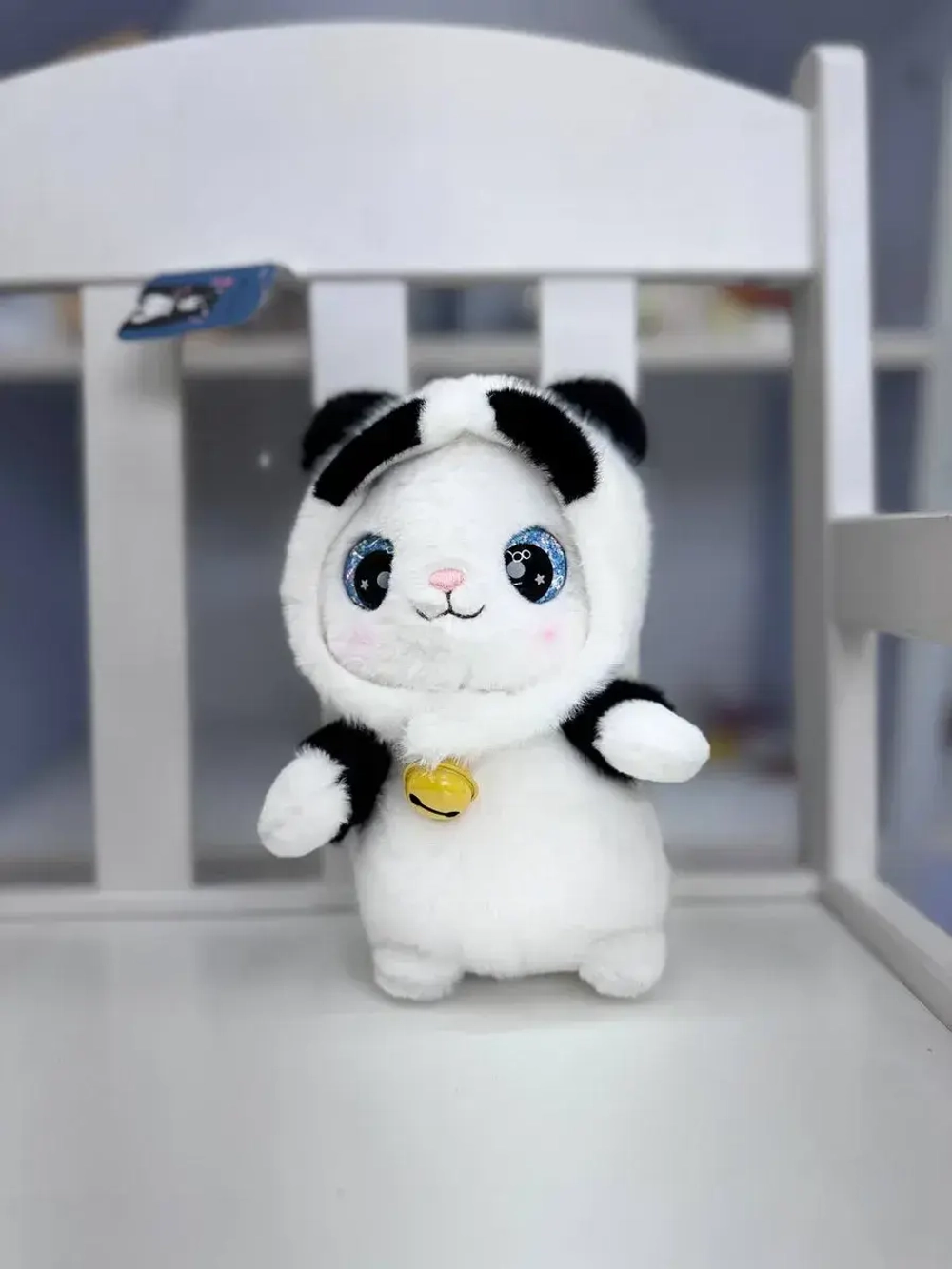 Мягкая игрушка Котенок в костюме случайный цвет 18 см