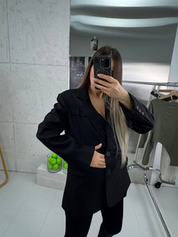 Блейзер женский арт. 1106 цвет "чёрный"