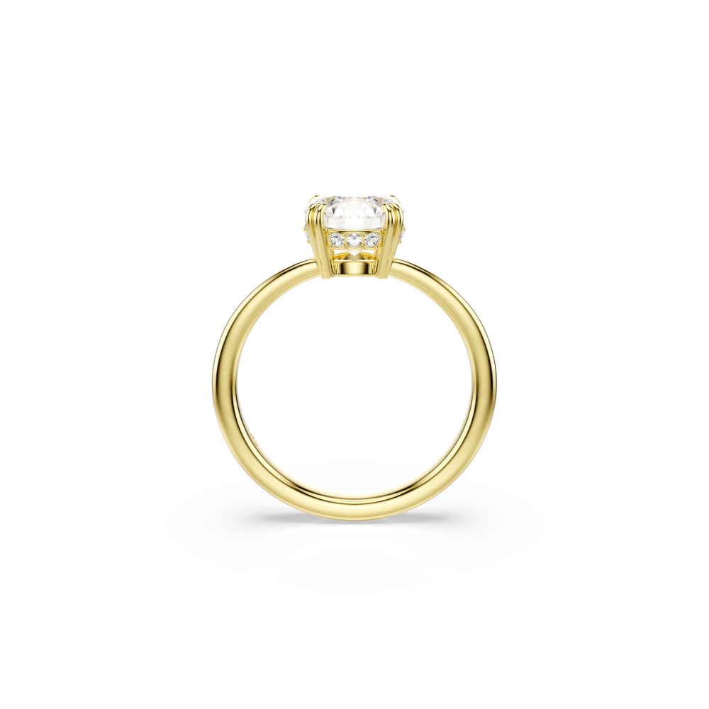 STILLA:RING RND WHITE/GOS 55