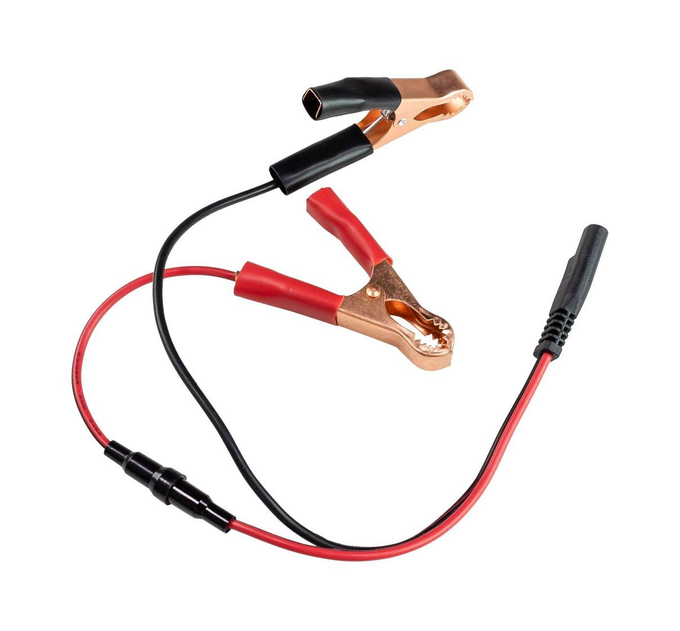 Провод крокодилы в SAE с держателем предохранителя, 0.3 м