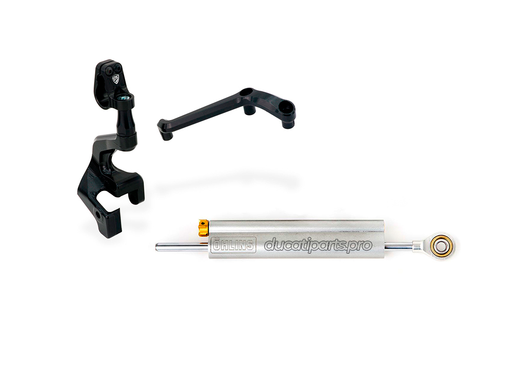 OH168S+SD117B OHLINS CNC RACING STEERING DAMPER W/BRACKET KIT (MTS V4 /S /Rally)