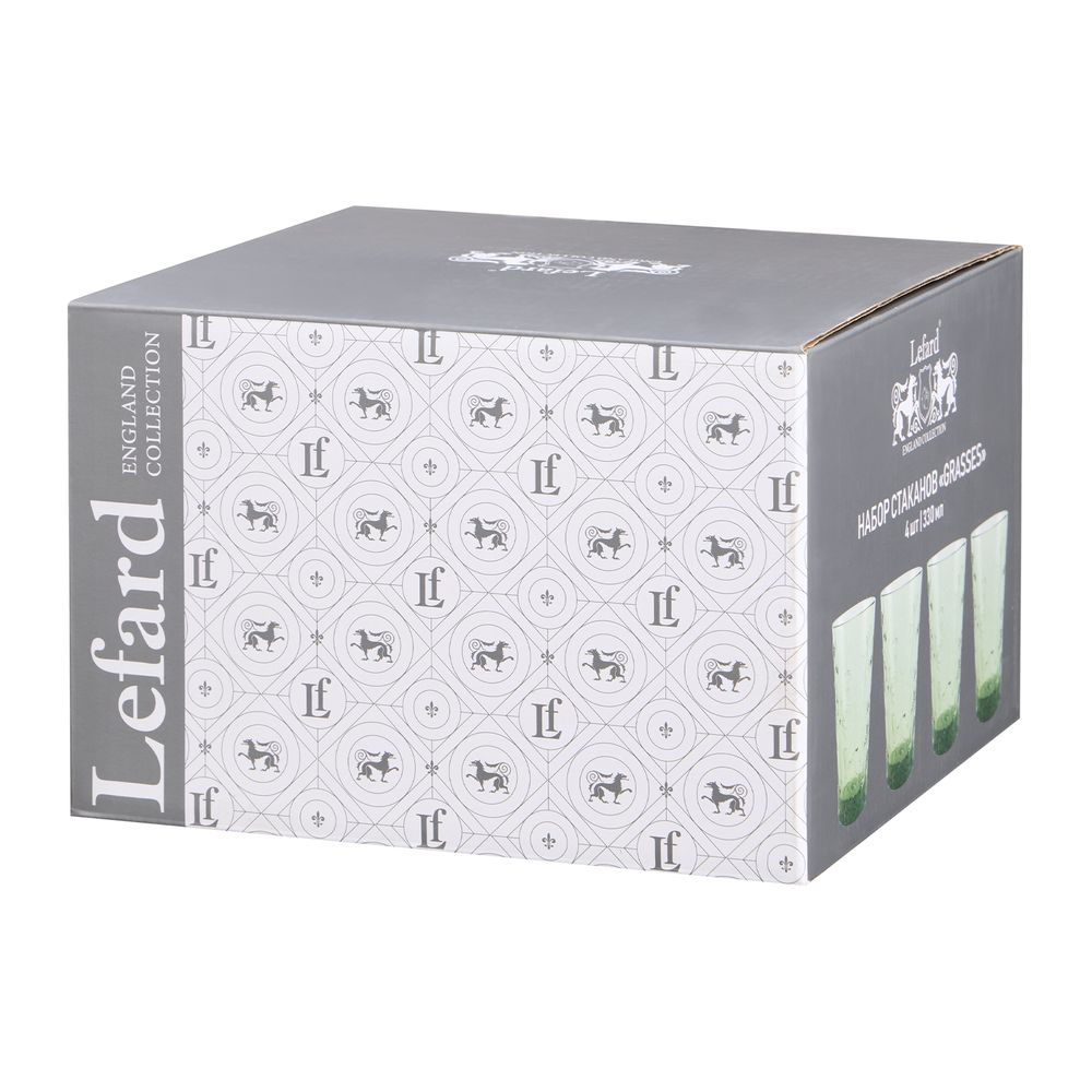 НАБОР СТАКАНОВ ИЗ 4 ШТ. "GRASSES" 330 МЛ/12,5 СМ