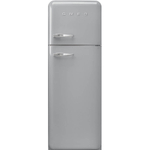 Двухкамерный холодильник серебристый Smeg FAB30RSV5