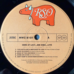 Bee Gees – Here At Last - Live 2LP (Япония 1977г.)