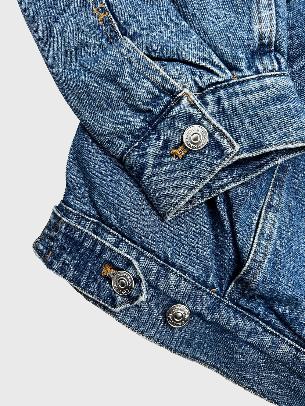 Куртка шерпа Calvin Klein Essential Blue Denim Trucker Casper Blue