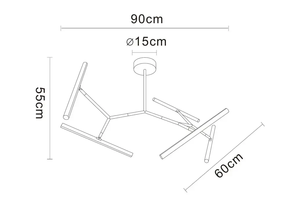 Люстра на штанге Arte lamp
