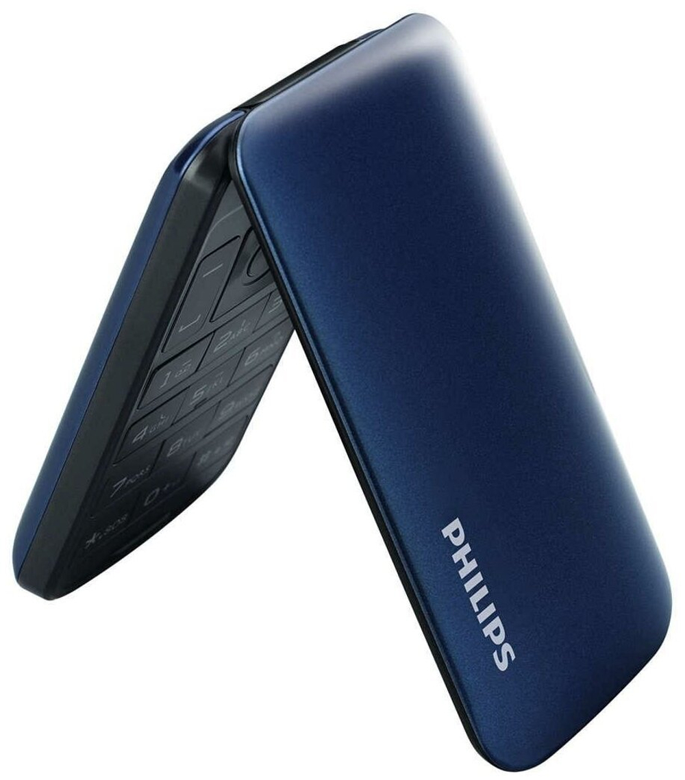 Сотовый телефон Philips Xenium E255 Blue
