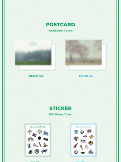 Альбом The Wind - Beginning : The Wind Page 1st Mini Album 2 Version SET