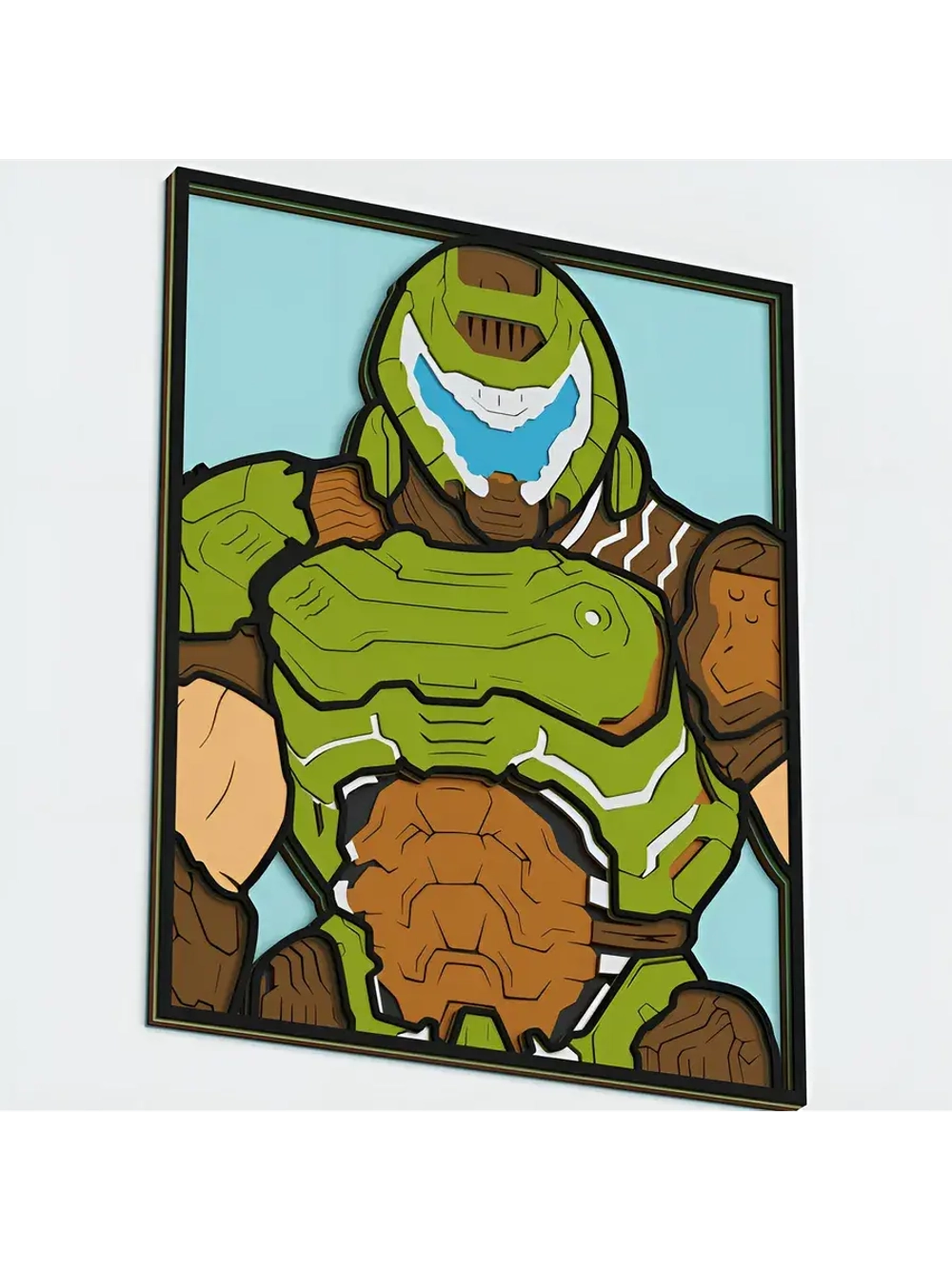 3D Картина по номерам из дерева Разрушитель, 23x30 см