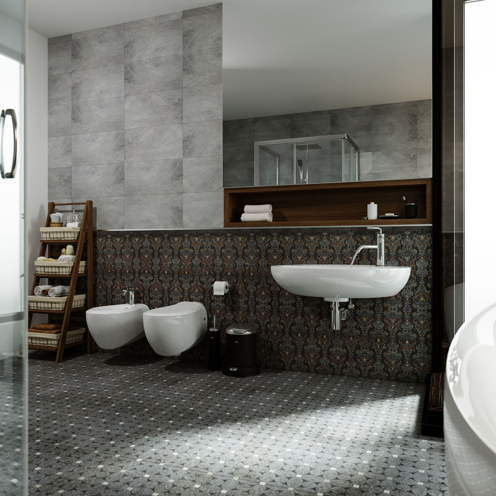 Керамогранит Gracia Ceramica Richmond серый 600х600х10 мм (4 шт.=1,44 кв.м)