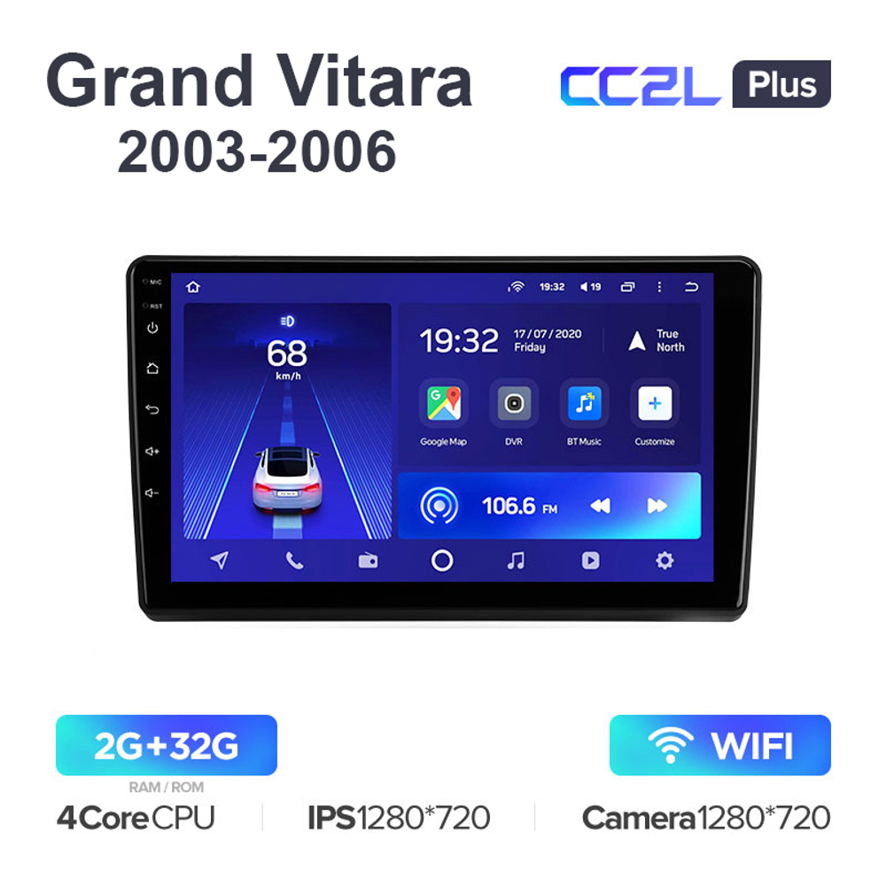 Teyes CC2L Plus 9" для Suzuki Grand Vitara 2003-2006