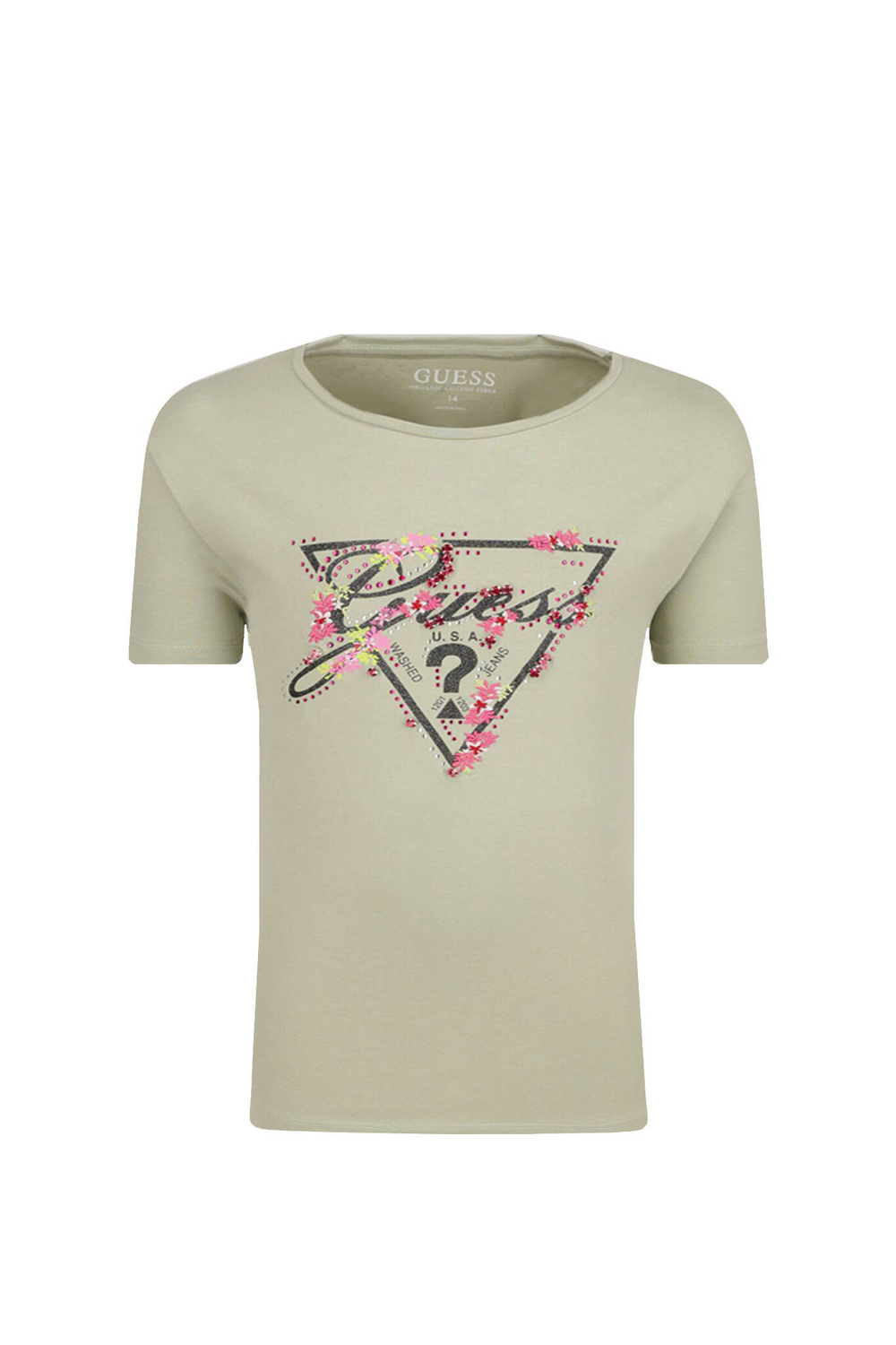 футболка Guess - фисташковый(J2RI10 K6YW1)