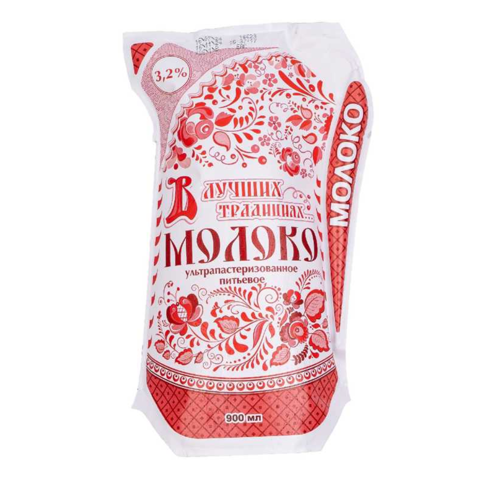 Молоко Лучших традициях 3,2 % 900 мл тфа