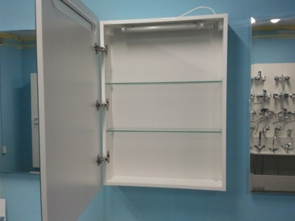 Зеркальный шкаф Акватон Америна  60 левый