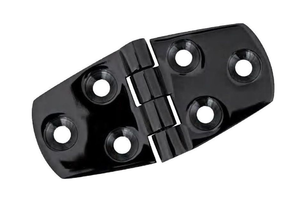 Петля 76х38 мм (3"X1-1/2"), цвет черный