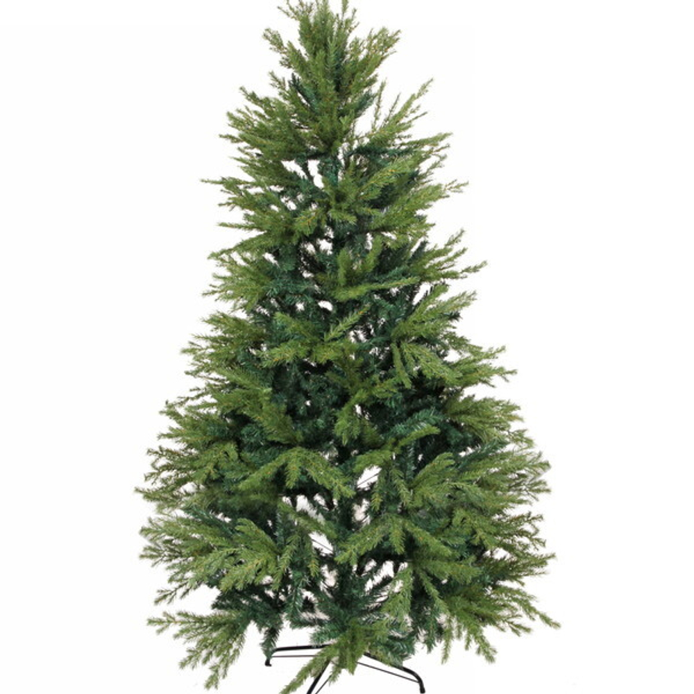 Ёлка «Зимушка пушистая» 210 см, ПВХ+резина (1356 веток)