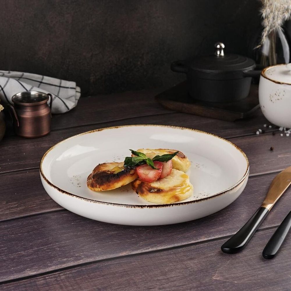 Тарелка с бортом d 23 см h4 см   Noble [6]