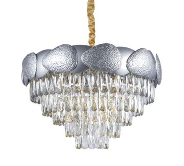 8707W/12A SIL+CL (1) Люстра (NW)