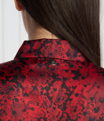 Сатиновая рубашка Liu Jo - бордовый(MF3331 T5958)