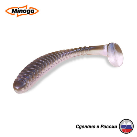 Силиконовая приманка "Minoga" ACTION 3,0"(8шт) 75мм, 1,7гр цвет 111