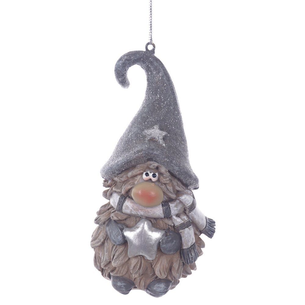 GAEM Фигурка декоративная подвесная "Гном", L5,5 W5 H10 см, 2в.