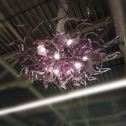 PAULA подвесной светильник, количество галогенных ламп 16, тип цоколя G9. Цвет-фиолетовый 6401911695LO2