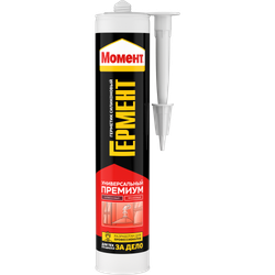 Герметик Момент 1998755 Гермент Премиум силиконовый универсальный прозрачный 280 мл. | Момент