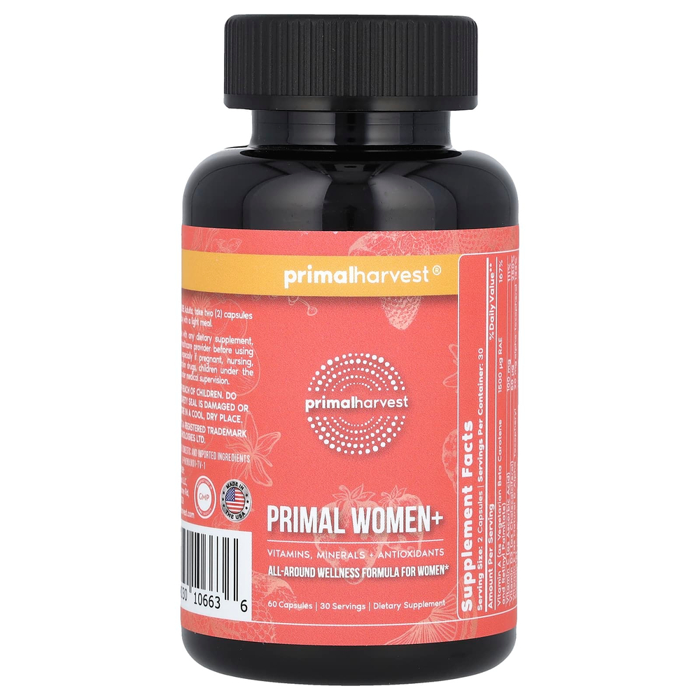 Primal Harvest, Primal Women+, 60 капсул
