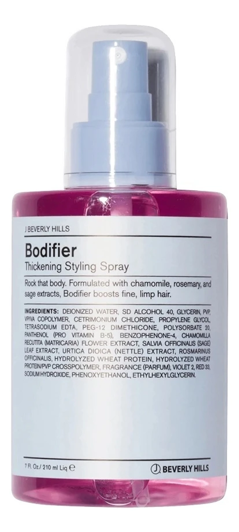 J BEVERLY HILLS Спрей для увеличения объема волос Bodifier Thickening Styling Spray ,210мл