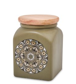 TJ-16/2 Керамическая банка сред. с крышкой