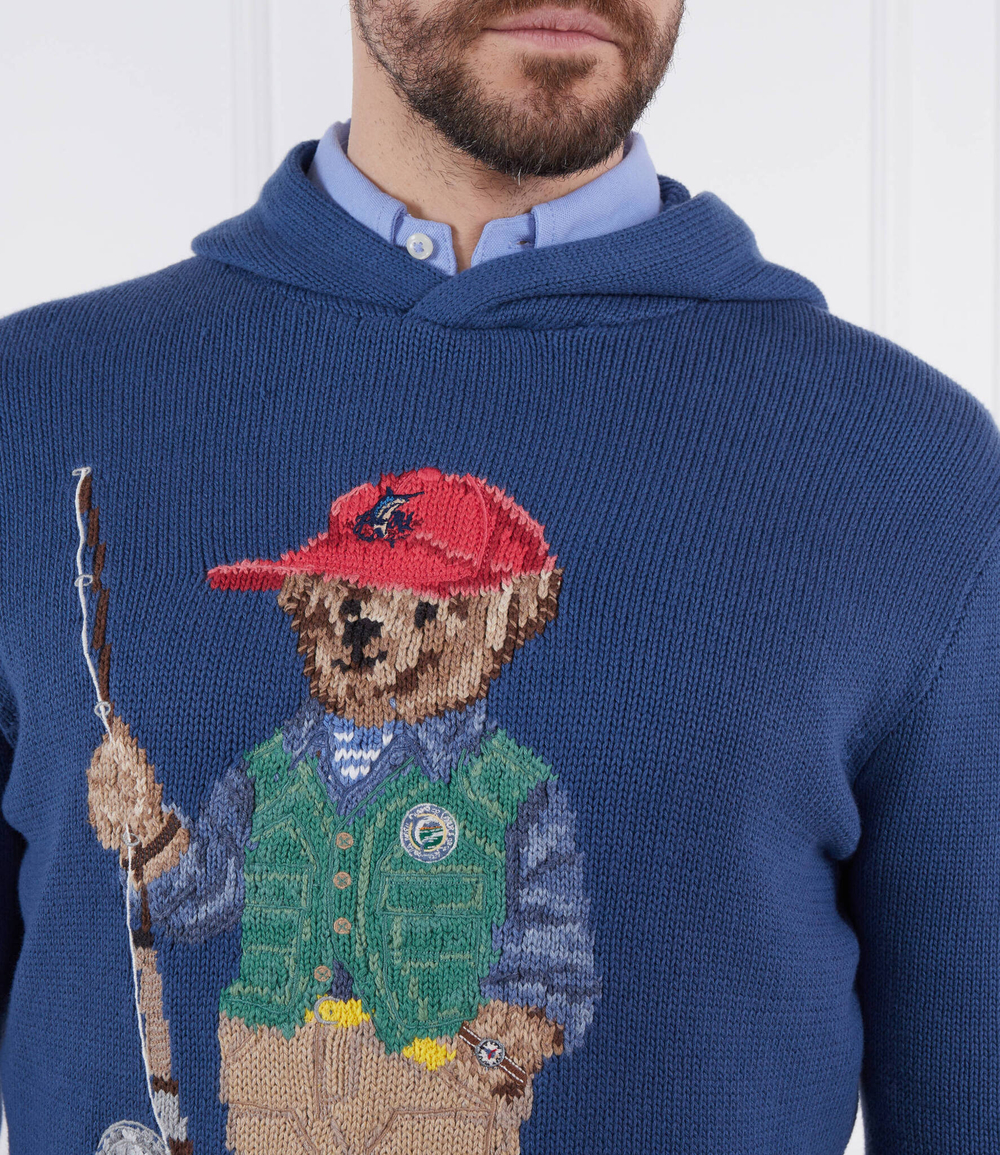 Свитер POLO RALPH LAUREN - голубой(710899223)