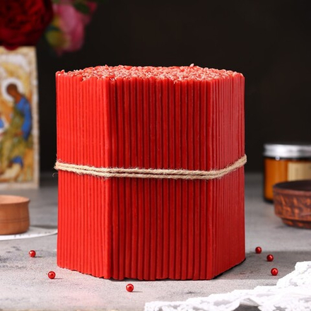 Свечи красные церковные №140, 14,5 см, 1 шт