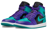 Кроссовки Jordan Air Jordan 1 Mid Black Grape (Женская размерная сетка)