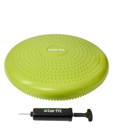 Диск балансировочный BP-104, с насосом, массажный, лаймовый