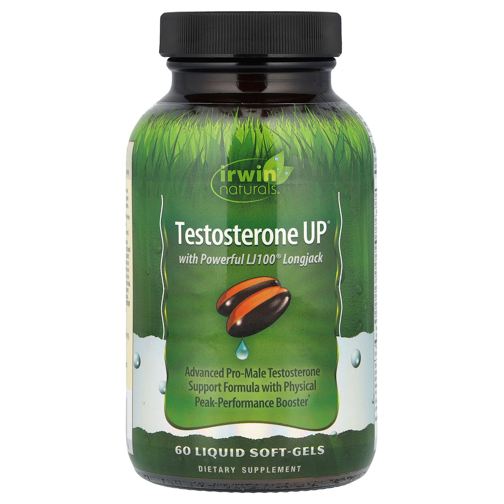 Irwin Naturals, Testosterone UP®, 60 желатиновых капсул