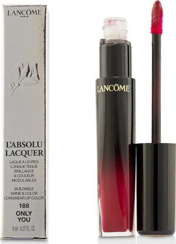 Блески и тинты для губ Lancome L&#39;Absolu Lacquer Błyszczyk do ust nr. 188 Only You 8 ml