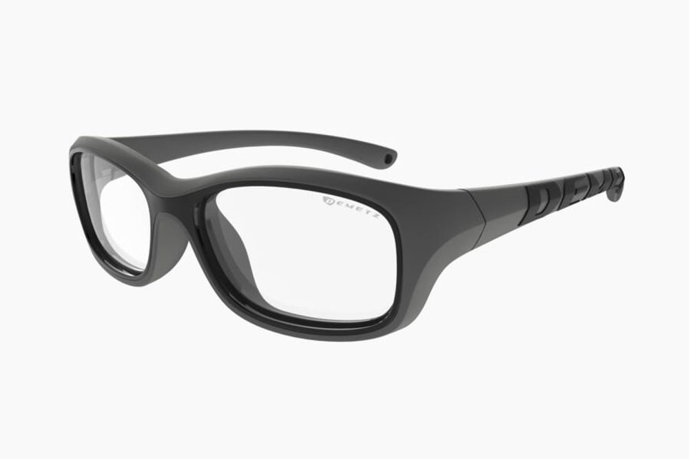 Спортивные очки с диоптриями Demetz Softness R / Grey / Black Colorless Cat.0