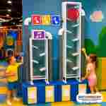 Сенсорная игровая стена «Музыкальная симфония», 2,44×0,5×2,44 м