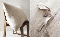 Zara Home наволочка декоративная из льна, светло-бежевый, 70x90 см · 3150/008