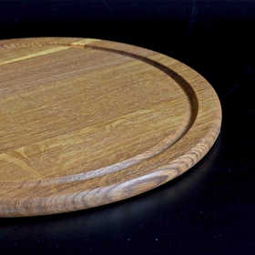 Блюдо для пиццы, массив дуба, d=30 см