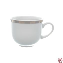 Набор кофейных пар 110 мл Опал Платиновые пластинки (6 пар)