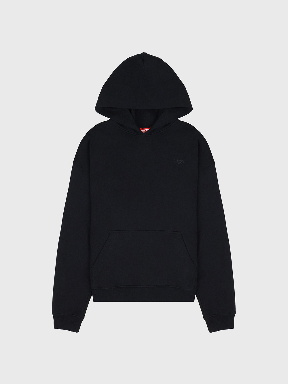 Худи Diesel S-Boxt Large Oval Black