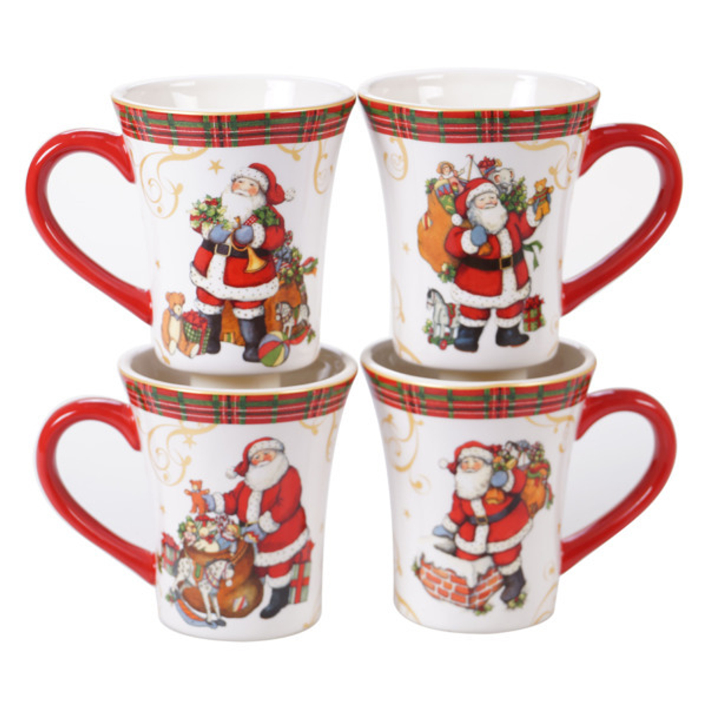 Кружка Certified Int. Винтажный Санта 540мл в ассортименте